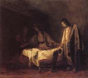 Samuel Dircksz van Hoogstraten Tobias's Farewell to His Parents oil painting on canvas